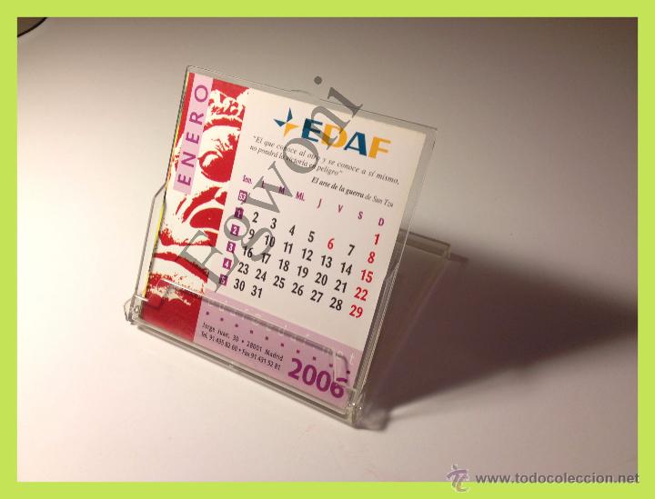 Coleccionismo Calendarios: Calendario de sobremesa a&ntilde;o 2006 - Publicidad EDAF