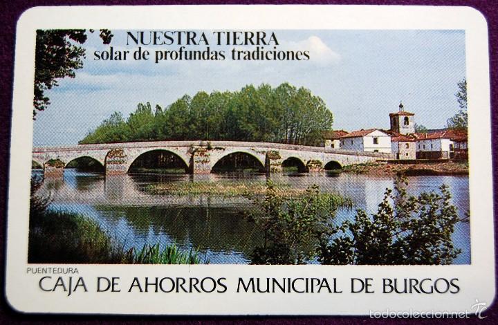 Sammeln von Kalendern: CALENDARIO FOURNIER. CAJA DE AHORROS MUNICIPAL DE BURGOS. 1989