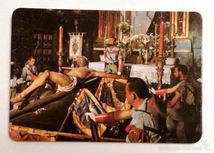 Coleccionismo calendarios: CALENDARIO DE BOLSILLO 1999. RELIGIOSOS. SEMANA SANTA MALAGA. CRISTO DE LA BUENA MUERTE, LA LEGION.