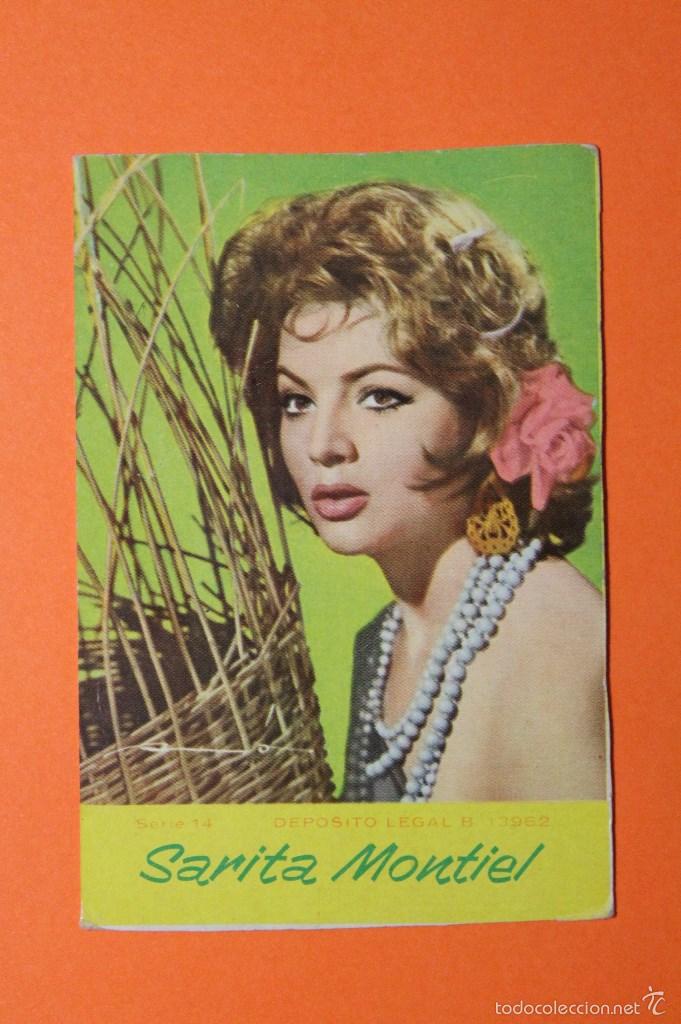 Coleccionismo calendarios: CALENDARIO de cine. SARITA MONTIEL. A&ntilde;o 1966. MUSICA ESPA&Ntilde;OLA.