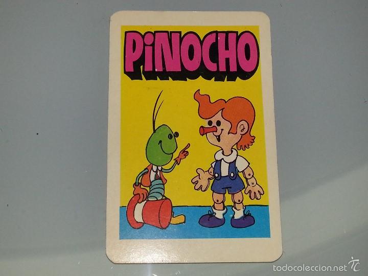 Coleccionismo Calendarios: ANTIGUO CALENDARIO DE NAIPES COMAS -  PINOCHO - JUEGOS RECREATIVOS Y DIDACTICOS - A&Ntilde;O 1972