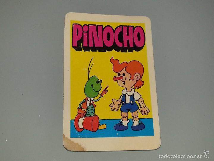 Coleccionismo Calendarios: ANTIGUO CALENDARIO DE NAIPES COMAS - PINOCHO - JUEGOS RECREATIVOS Y DIDACTICOS - A&Ntilde;O 1972