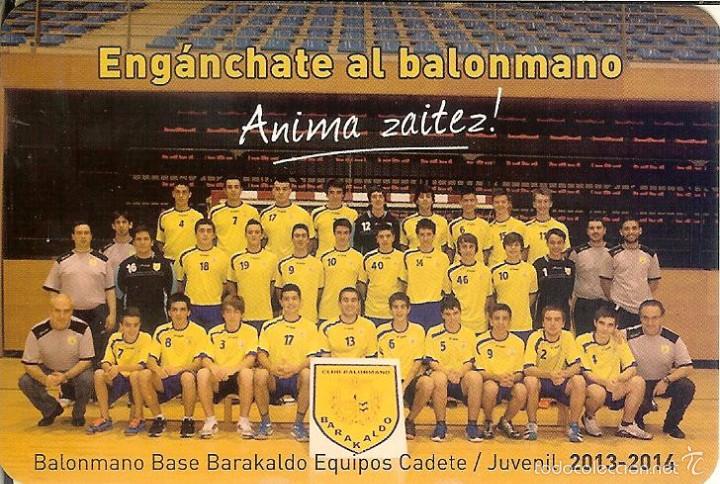Coleccionismo Calendarios: CALENDARIO PUBLICITARIO - 2014 - BALONMANO BARAKALDO