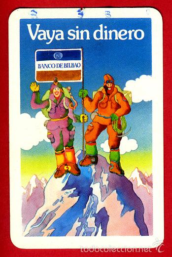 Collezionismo Calendari: CALENDARIO FOURNIER, PUBLICIDAD BANCO BILBAO , 1977 , ORIGINAL , CAL8192