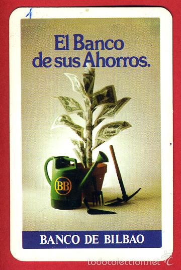 Collezionismo Calendari: CALENDARIO FOURNIER, PUBLICIDAD BANCO DE BILBAO , 1977 , ORIGINAL , CAL8198