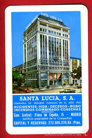 Collezionismo Calendari: CALENDARIO FOURNIER, PUBLICIDAD SANTA LUCIA , 1980 , ORIGINAL , CAL8200