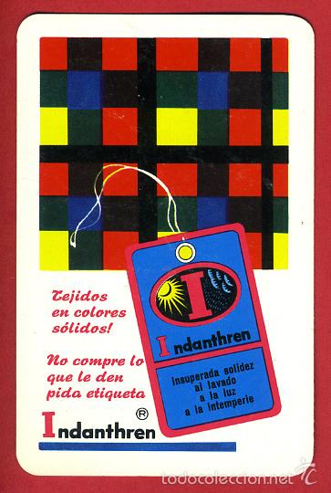 Collectables Calendars: CALENDARIO FOURNIER, PUBLICIDAD INDANTHREN , 1964 , ORIGINAL , CAL8227