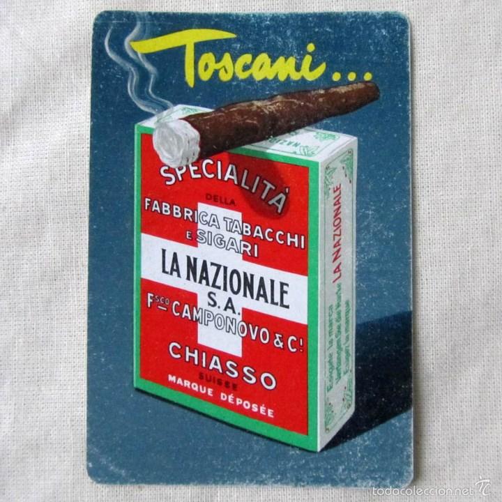 Collezionismo Calendari: Calendario Tabaco Toscani La Nazionale 1963