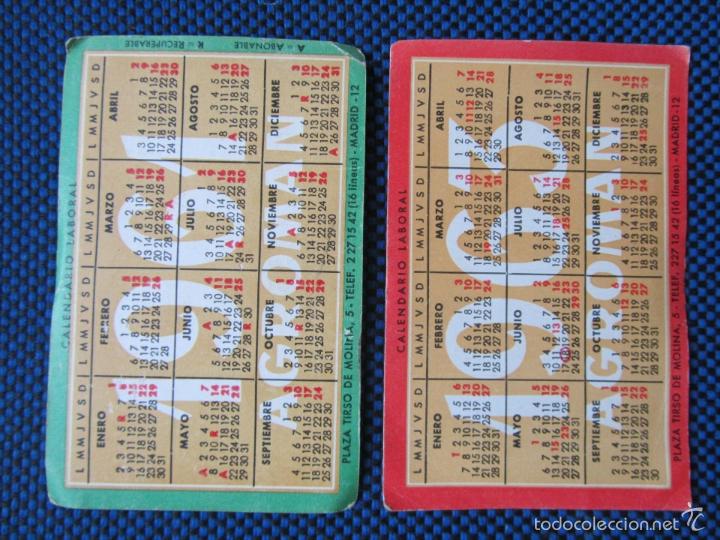 Coleccionismo calendarios: 9 calendarios variados a&ntilde;o 1962 - Foto 7