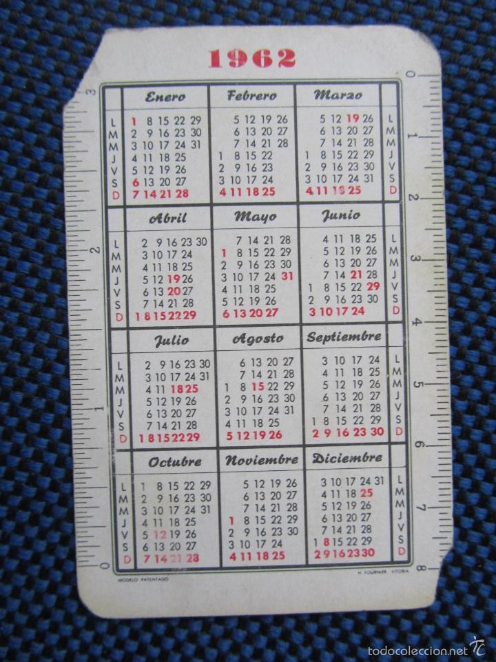 Coleccionismo calendarios: 9 calendarios variados a&ntilde;o 1962 - Foto 11