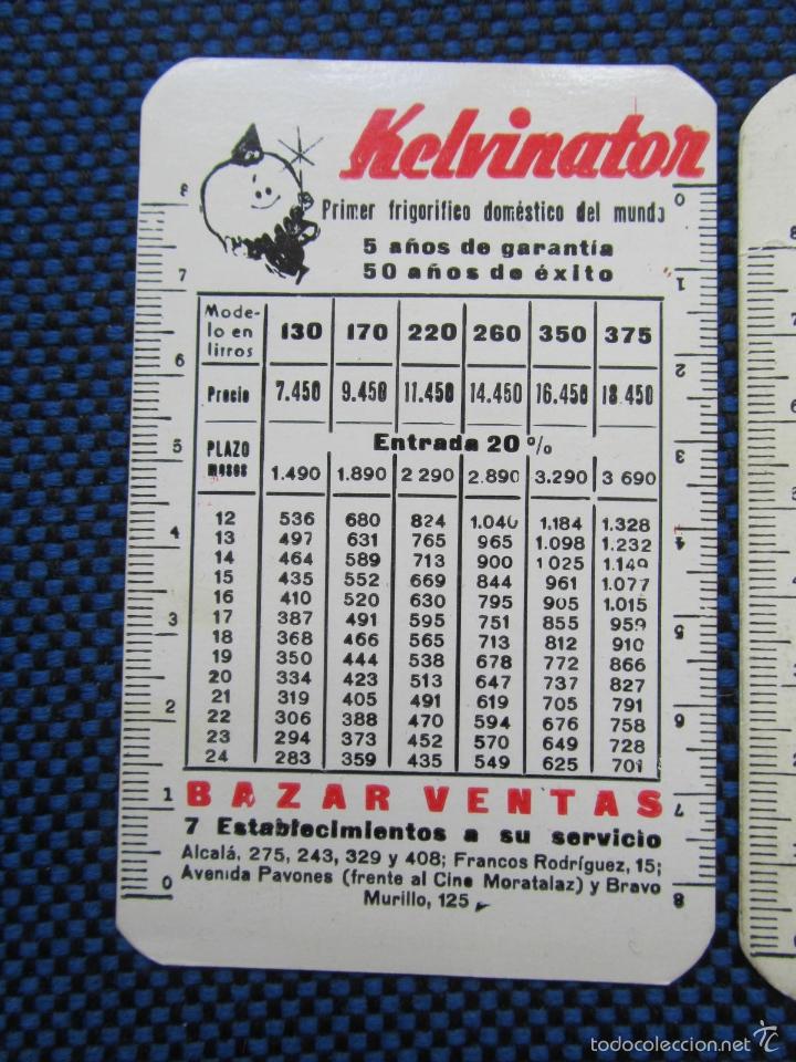 Coleccionismo calendarios: 2 calendarios 1966 Kelvinator - Foto 2