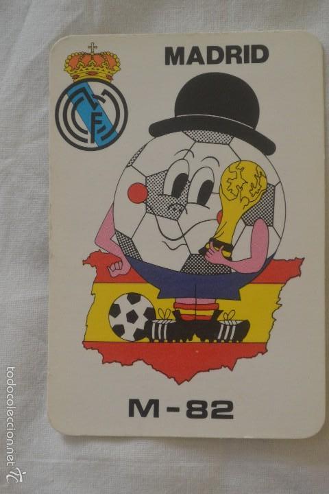 Coleccionismo calendarios: CALENDARIO ALMANAQUE  1982 MUNDIAL 82 REAL MADRID