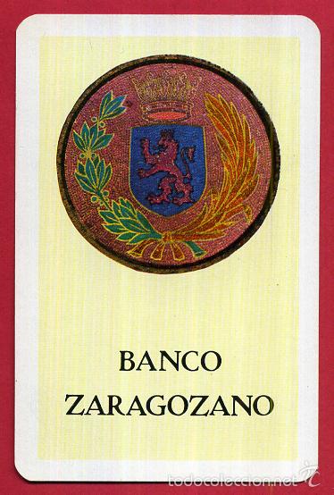 Collectables Calendars: CALENDARIO FOURNIER, PUBLICIDAD BANCO ZARAGOZANO , 1977 , ORIGINAL , CAL8321