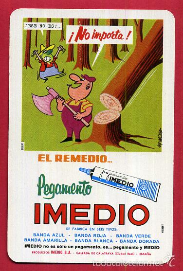 Collectables Calendars: CALENDARIO FOURNIER, PUBLICIDAD PEGAMENTO IMEDIO , 1978 , ORIGINAL , CAL8346