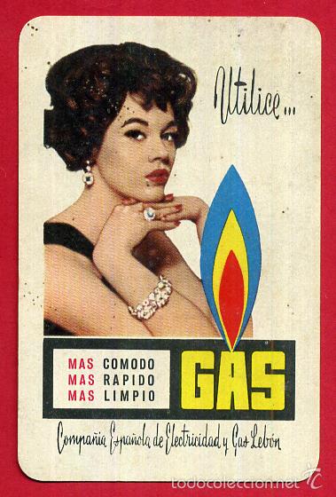 Collectionnisme Calendriers: CALENDARIO FOURNIER, PUBLICIDAD GAS LEBON , 1961 , ORIGINAL , CAL8366