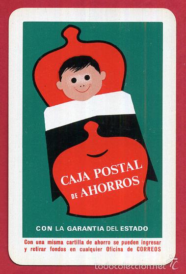 Collectionnisme Calendriers: CALENDARIO FOURNIER, PUBLICIDAD CAJA POSTAL DE AHORROS , 1968 , ORIGINAL , CAL8424