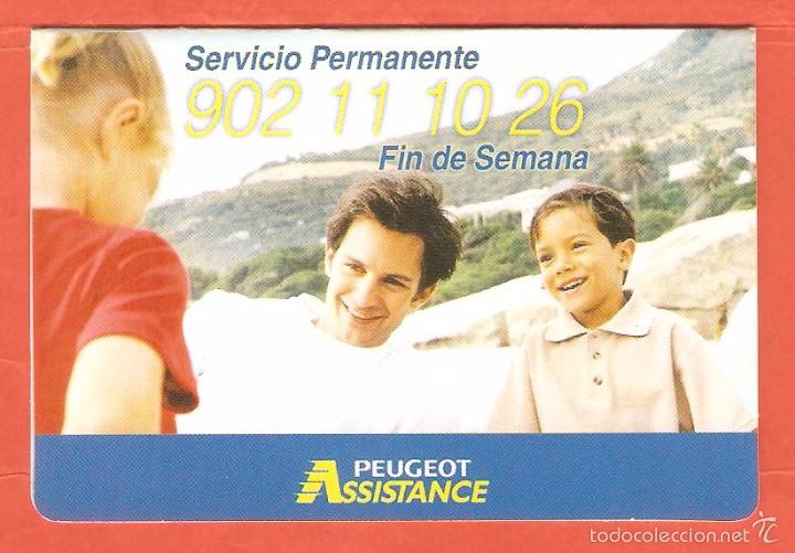 Coleccionismo Calendarios: CALENDARIO DE BOLSILLO PUBLICITARIO A&Ntilde;O 2005  COCHES - PEUGEOT  ASSISTANCE - BARCELONA