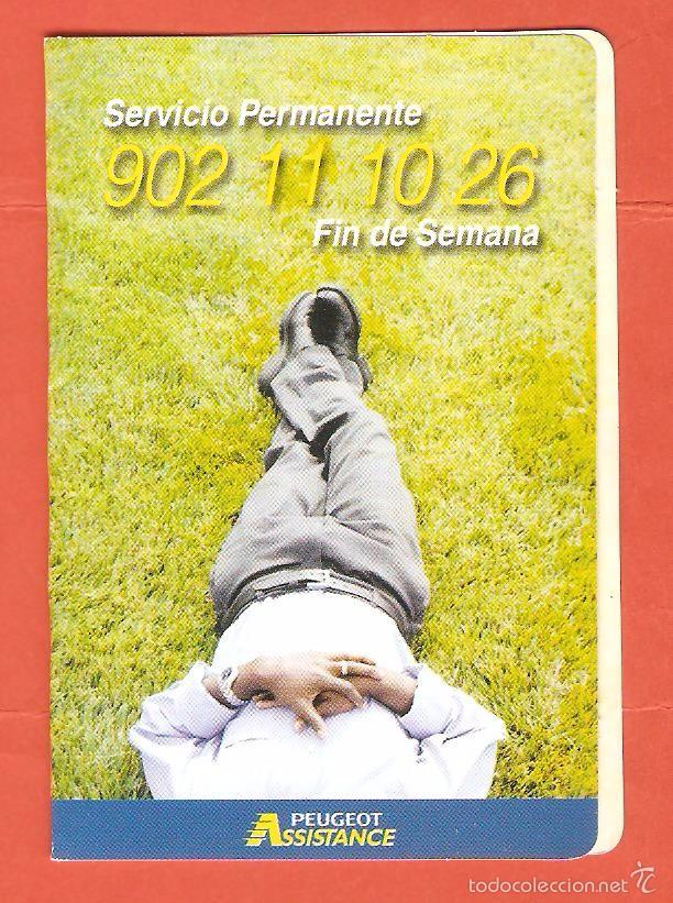 Coleccionismo Calendarios: CALENDARIO DE BOLSILLO PUBLICITARIO A&Ntilde;O 2003  COCHES - PEUGEOT  ASSISTANCE -  MADRID
