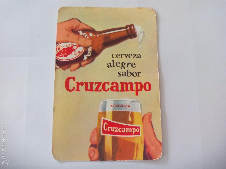 Coleccionismo Calendarios: Calendario Cruzcampo. 1966. Cerveza alegre sabor.