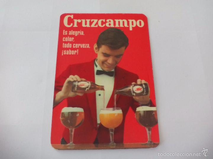 Coleccionismo Calendarios: Antiguo calendario de bolsillo 1968 Cruzcampo. Es alegr&iacute;a, color todo cerveza, &iexcl;sabor!