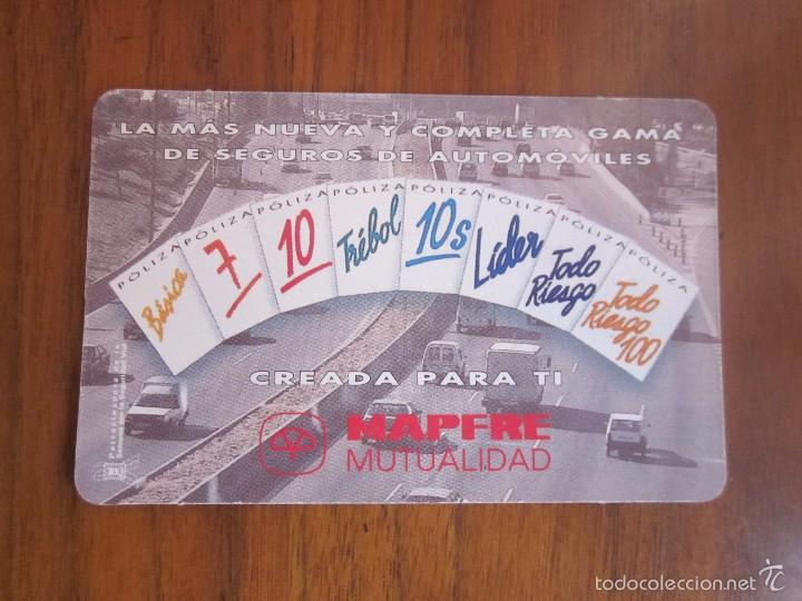 Coleccionismo calendarios: CALENDARIO NO FOURNIER MAPFRE DEL 1996 VER FOTOS