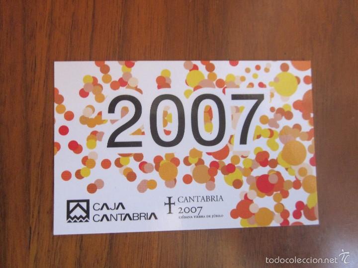 Coleccionismo calendarios: CALENDARIO DE BOLSILLO CAJA CANTABRIA DEL 2007 BUENO