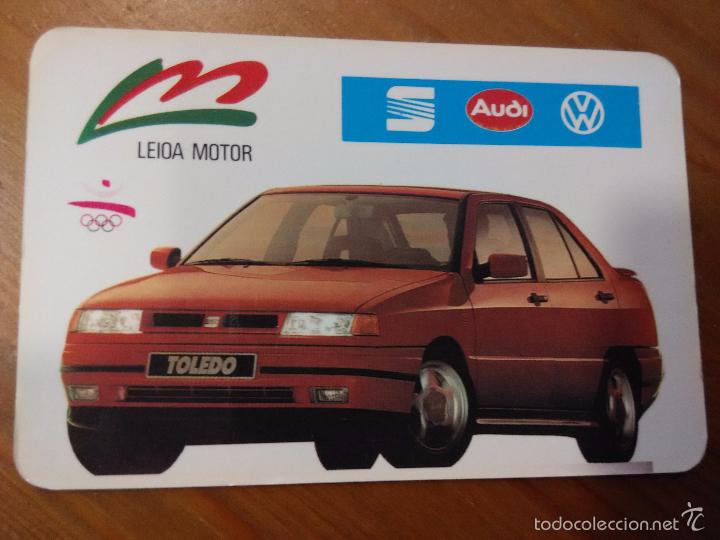 Coleccionismo calendarios: CALENDARIO DE BOLSILLO - SEAT TOLEDO A&Ntilde;O 1992 - LEIOA WAGEN