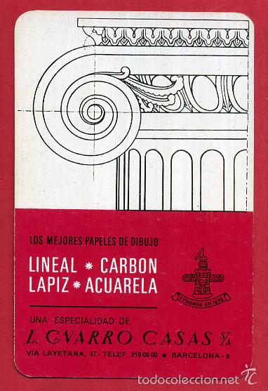 Collectionnisme Calendriers: CALENDARIO FOURNIER, PUBLICIDAD GUARRO CASAS , 1968 , ORIGINAL , CAL8454