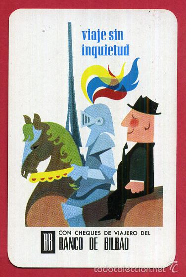 Collectables Calendars: CALENDARIO FOURNIER, PUBLICIDAD BANCO BILBAO , 1968 , ORIGINAL , CAL8462