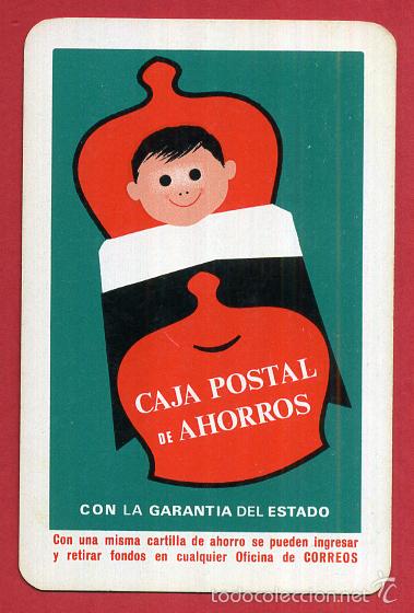 Collectables Calendars: CALENDARIO FOURNIER, PUBLICIDAD CAJA POSTAL AHORROS , 1968 , ORIGINAL , CAL8463
