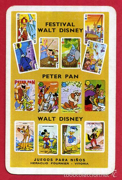 Collezionismo Calendari: CALENDARIO FOURNIER, JUEGO WALT DISNEY , 1969 , ORIGINAL , CAL8532