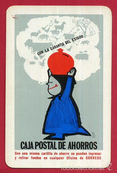 Collezionismo Calendari: CALENDARIO FOURNIER, PUBLICIDAD CAJA POSTAL DE AHORROS , 1967 , ORIGINAL , CAL8548
