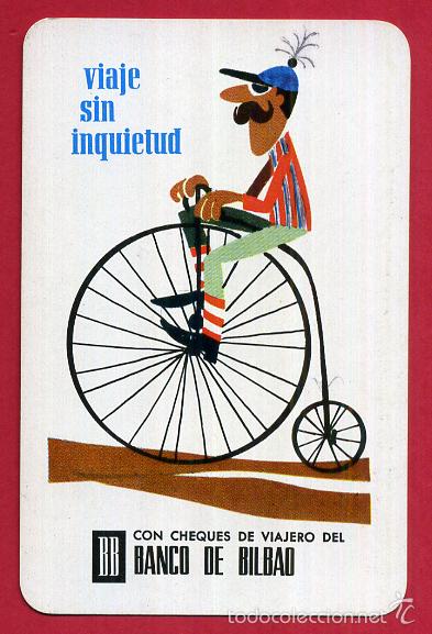 Collezionismo Calendari: CALENDARIO FOURNIER, PUBLICIDAD BANCO BILBAO , 1967 , ORIGINAL , CAL8549