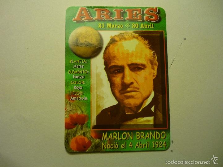 Coleccionismo Calendarios: CALENDARIO HOROSCOPO-CINE MARLON BRANDO 2008