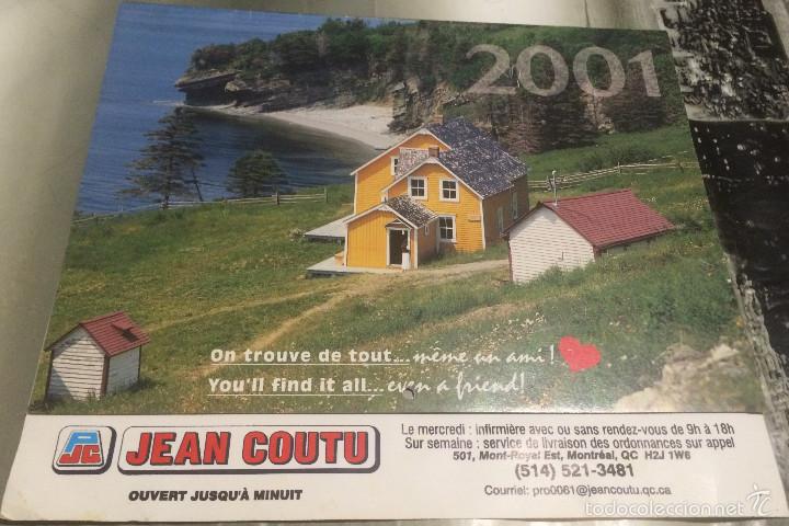 Coleccionismo Calendarios: Calendario de pared de 2001 de Canad&aacute;. Con 13 impresionantes fotograf&iacute;as de Pierre Phillipe Brunet.