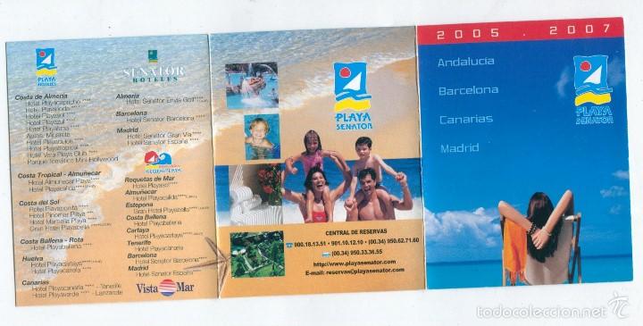 Coleccionismo Calendarios: Calendario playa senator 2005, 2006 y 2007