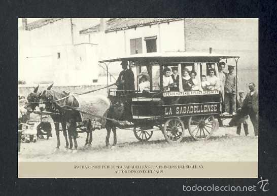 Coleccionismo Calendarios: Calendario Imatges del Sabadell antic del 2000: Transport public La Sabadellense (num.59)
