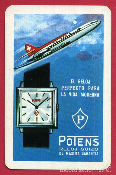 Collezionismo Calendari: CALENDARIO FOURNIER, PUBLICIDAD RELOJES POTENS , 1967 , ORIGINAL , CAL8563