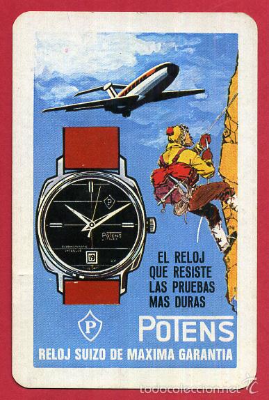 Collezionismo Calendari: CALENDARIO FOURNIER, PUBLICIDAD RELOJES POTENS , 1968 , ORIGINAL , CAL8568