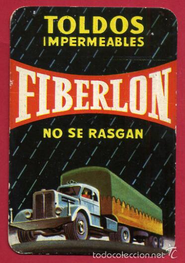 Collezionismo Calendari: CALENDARIO PUBLICIDAD, TOLDOS FIBELON, 1961 , ORIGINAL , CAL8618