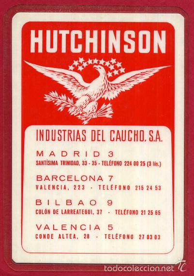 Collezionismo Calendari: CALENDARIO PUBLICIDAD, HUTCHINSON , PLASTIFICADO , 1967 , ORIGINAL , CAL8632