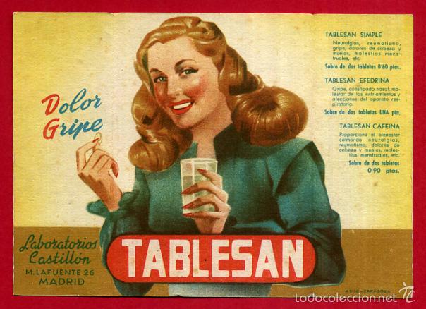 Collezionismo Calendari: CALENDARIO PUBLICIDAD, TABLESAN , 1948 , ORIGINAL , CAL8653
