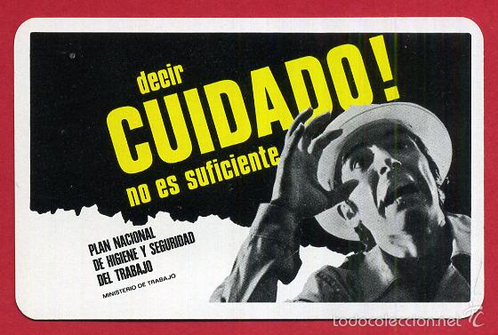 Collezionismo Calendari: CALENDARIO FOURNIER, PLAN NACIONAL DE HIGIENE , 1972 , ORIGINAL , CAL8668