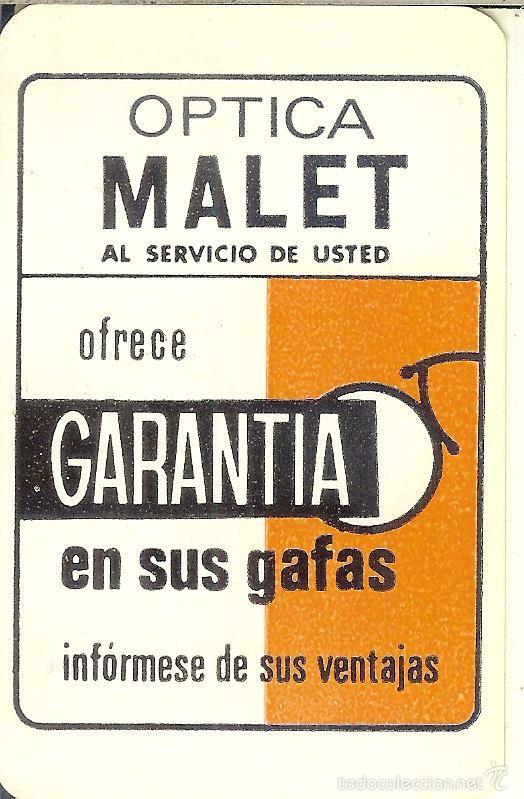 Coleccionismo Calendarios: CALENDARIO PUBLICITARIO - 1977 - &Oacute;PTICA MALET