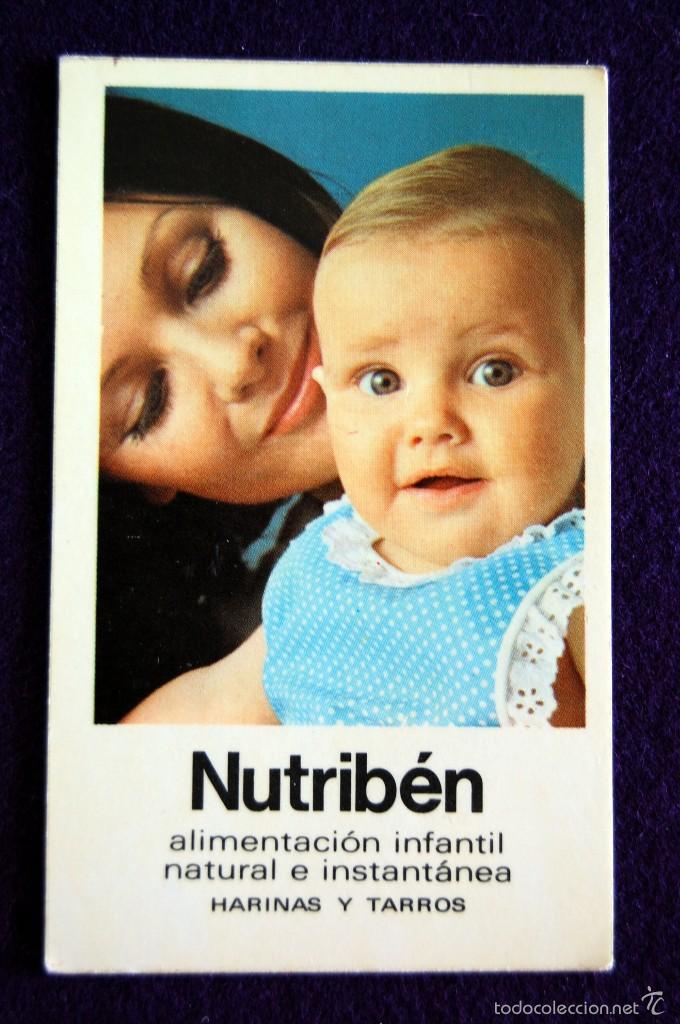 Sammeln von Kalendern: CALENDARIO NO FOURNIER - NUTRIBEN - 1977. PUBLICITARIO ALIMENTACION INFANTIL.