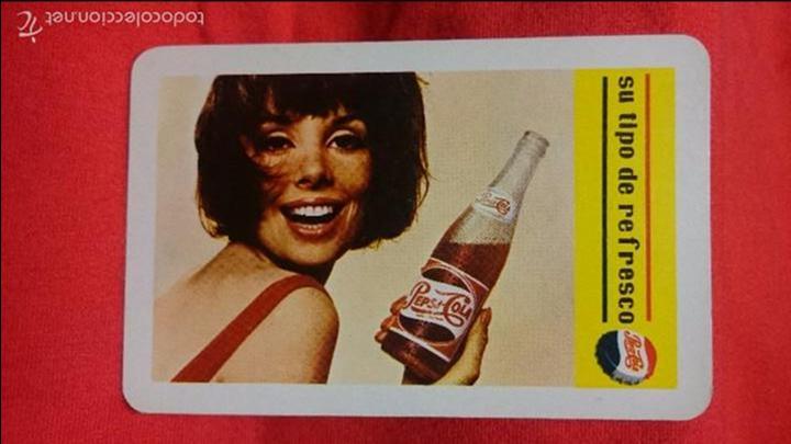 Coleccionismo calendarios: CALENDARIO HERACLIO FOURNIER PEPSI-COLA 1965