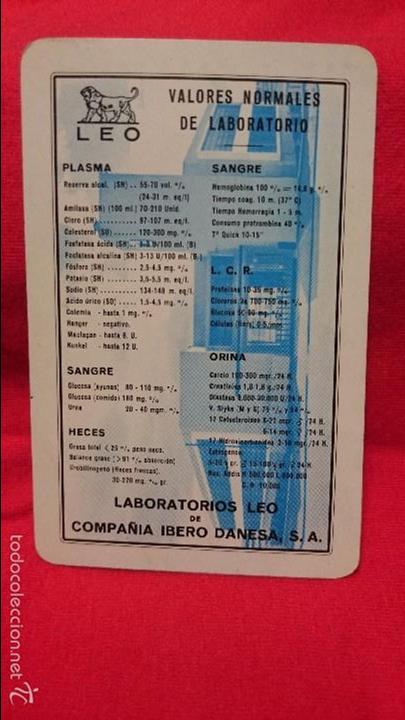 Coleccionismo calendarios: CALENDARIO HERACLIO FOURNIER LABORATORIOS LEO 1965