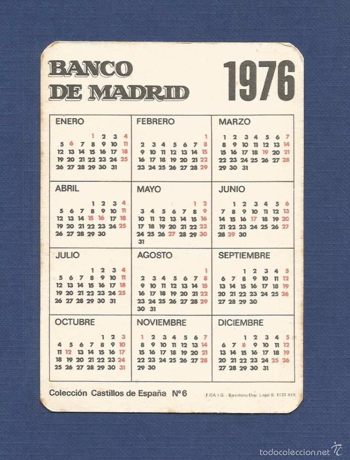 Calendario De Bolsillo Año 1976 - Banco De Madr - Comprar Calendarios ...