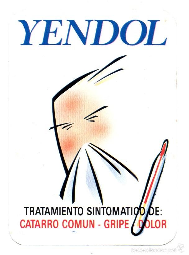 Colecionismo Calend&aacute;rios: Calendario publicidad 1992 YENDOL