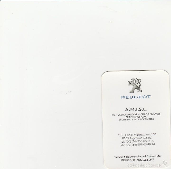 Coleccionismo Calendarios: CALENDARIO PEUGEOT 2011